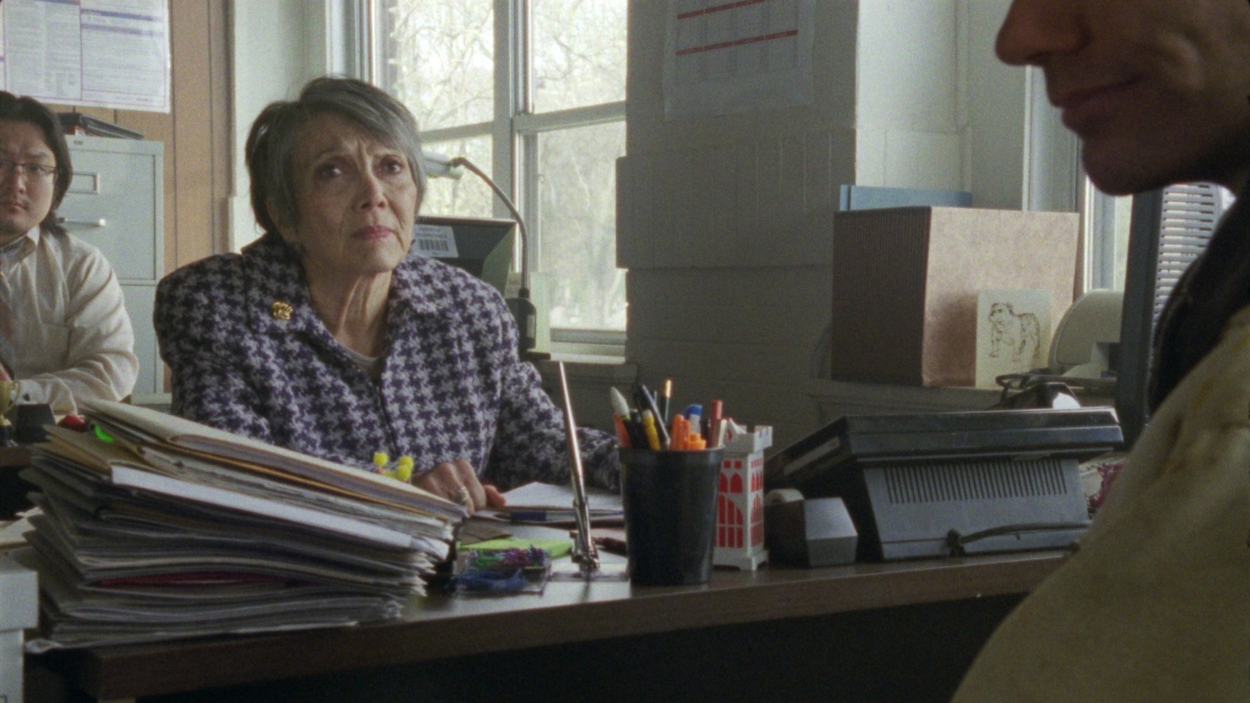 An office scene from As I Lie Awake
